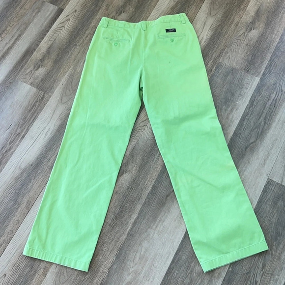Lime Green Fun AF Ralph Lauren Women’s Straight Leg Chinos | Pants Size 8 - Picture 6 of 10